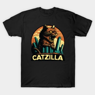 Kaiju Cat Monster - Catzilla T-Shirt